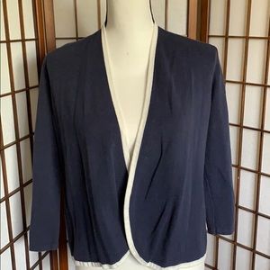 Loft cream tipped cardigan